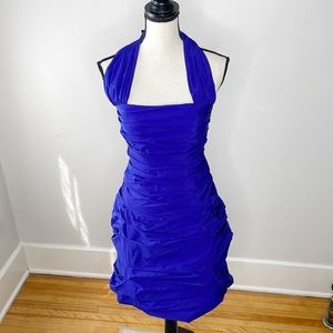 Moschino Ruched Halter dress